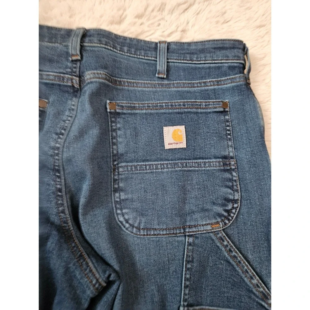 NWT Carhartt Rugged Flex Relaxed Fit Double-Front Work Jeans Size 14 Regular